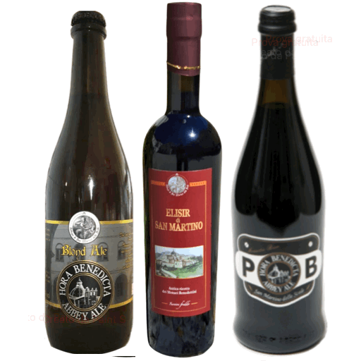 Cassa Monastica con Birre Hora Benedicta 2Monastic, 3Blond e 1Elisir